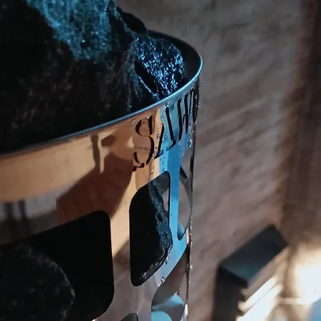 Red Wooden House In Rovaniemi