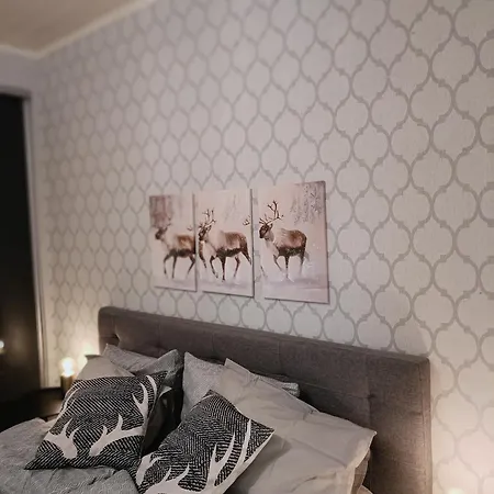 Nyaraló Red Wooden House In Rovaniemi