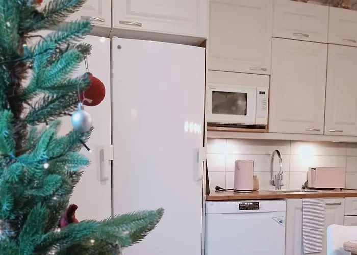 Red Wooden House In * Рованиеми