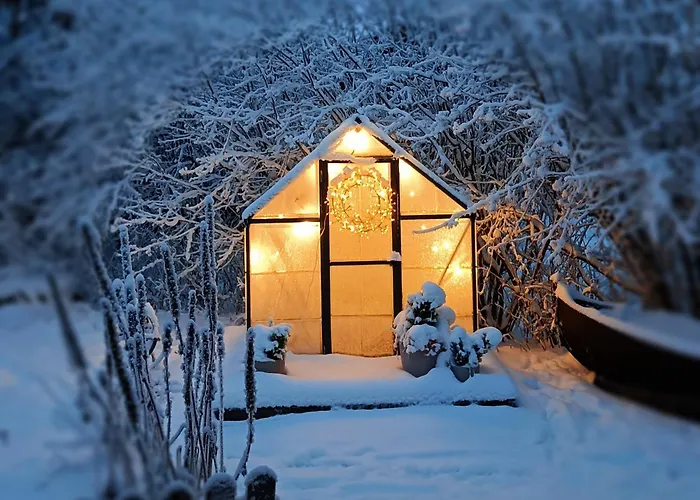 Red Wooden House In * Рованиеми