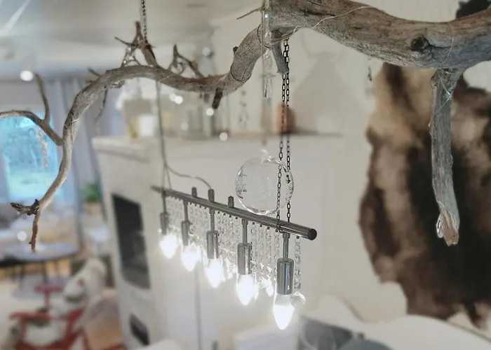 Red Wooden House In * Рованиеми