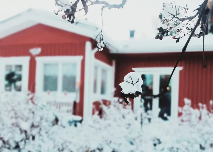 Red Wooden House In Сasa de vacaciones *