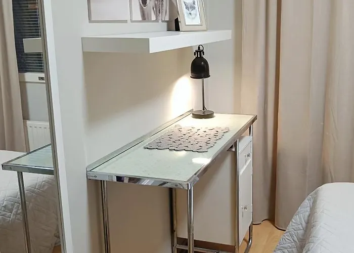 Red Wooden House In * Рованиеми