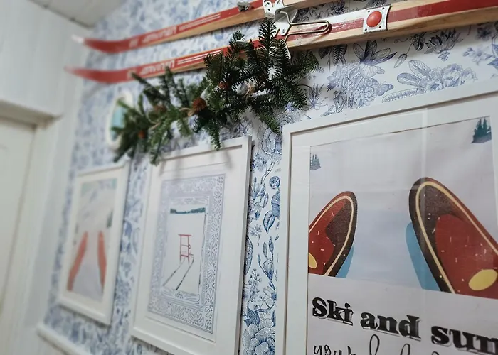 Red Wooden House In * Rovaniemi